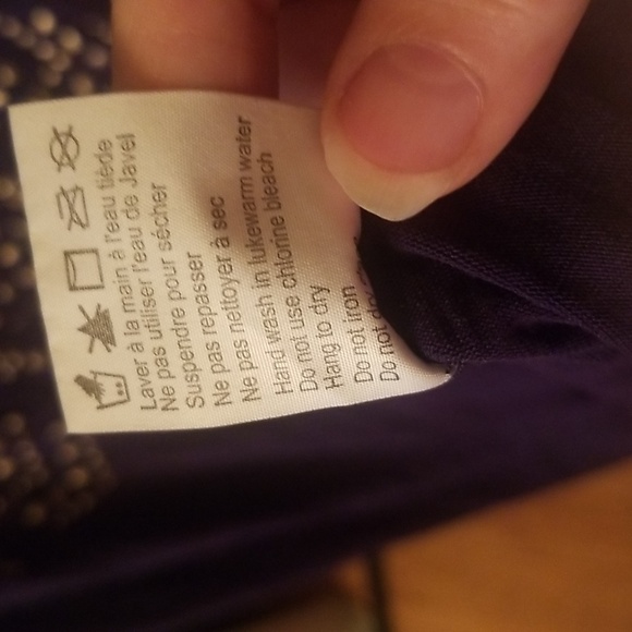 Reitmans Purple Stud Tee 2X - Picture 5 of 6